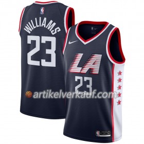 NBA LA Clippers Trikot Lou Williams 23 2018-19 Nike City Edition Navy Swingman - Herren